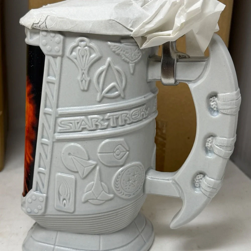 Star Trek Longton‎ Crown Stein Set Doomsday Machine Defector Redemption 1997
